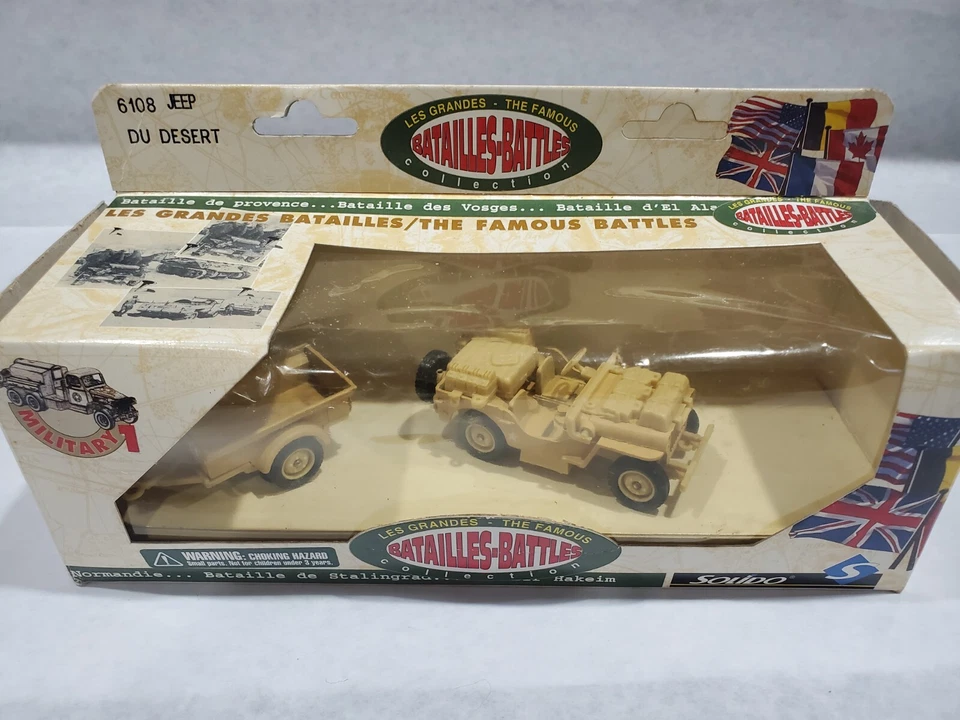 Solido Military 1 Famous Battles Series WWII Ww2 US Army Dodge Command Car 6117