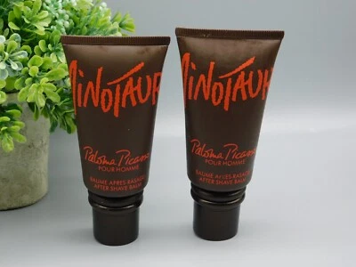 2x Bálsamo para después del afeitado vintage Minotaure de Paloma Picasso Pour Homme 2,5 OZ nuevo Foto 1 de 4