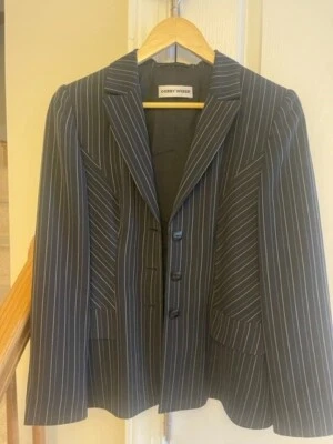 Chaqueta Blazer Gerry Weber Poliéster Negro/Blanco Rayas Talla M  Foto 1 de 4
