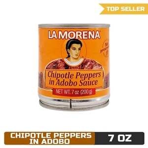 La Morena Chipotle Peppers in Adobo Sauce, 7 oz - Picture 1 of 7