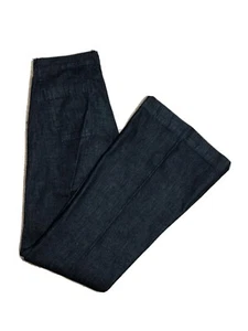 Womens Polo Ralph Lauren High Rise Flare Dark Blue Jeans Size 28 Long New $165 - Picture 1 of 12