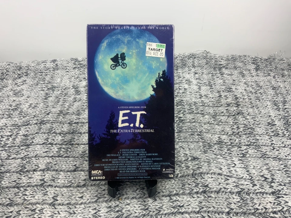 E.t. The Extra Terrestrial 1988 VHS RARE Green Black Tape Original Edition Et