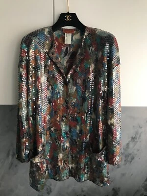 MISSONI GIACCA DONNA TAGLIA S VARIOPINTA PAILLETTES - Immagine 1 di 4