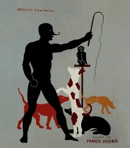 FRANCIS PICABIA Surrealism Art Poster or Canvas Print "The Animal Tamer" - Picture 1 of 1