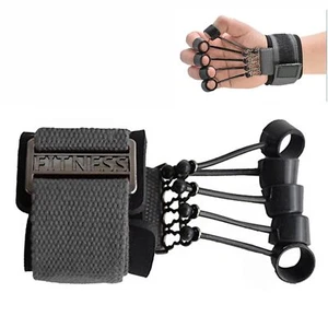 Finger Gripper Strength Trainer | Hand Exerciser Yoga Resistance Bands - Picture 1 of 5