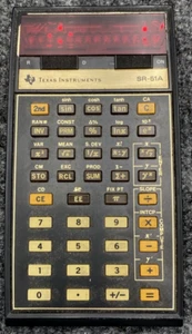 Texas Instruments SR-51A Calculator UNTESTED defects FOR PARTS OR REPAIR Vintage - Picture 1 of 12