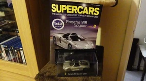 Panini Collectors Porsche 918 Spyder (1:43) Metal Supercar, 100% Authentic, NEU - Bild 1 von 3