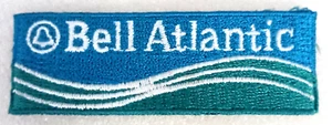 Vintage Bell Atlantic Telephone System Small Cloth Patch NOS New 1980s - Picture 1 of 3