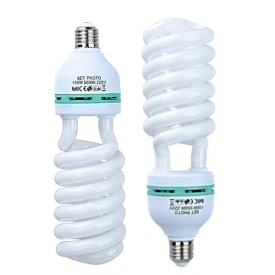2x Photography Video Studio 150W Light Bulb 5500K 110V Continuous Lighting Lamp - Image 1 of 4