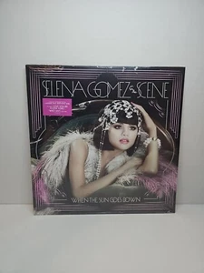 Selena Gomez The Scene When The Sun Goes Down Vinyl Lavender/White Swirl In Hand - Picture 1 of 2