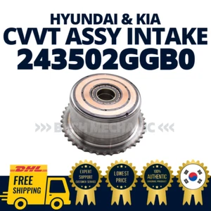 GENUINE OEM Hyundai Kia Intake CVVT Assy 243502GGB0 Genesis Sonata Tucson - Picture 1 of 5