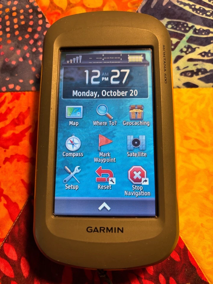 Garmin Montana 600 GPS & Accessories in Great Condition - Image 1 of 4