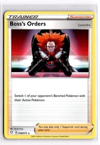 Boss's Orders - RARO Shining Fates 058/072 - Foto 1 di 2