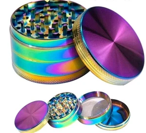 Tragbare Regenbogen Kräutermühle Magnet Reisegröße NiB 👌 - Bild 1 von 4