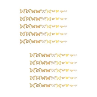  4 Sets Butterfly-Form-Scrapbook-Aufkleber-Album Aufkleber DIY Phone Case - Bild 1 von 4