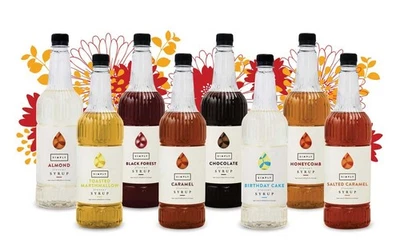 Simply Luxury Natural Flavour Sirup 1 L nach Wahl, Kaffeesirup,Cocktailsirup,UK  - Bild 1 von 4