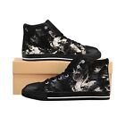 Men's Classic Sneakers Black White by Its A Art Vibe
