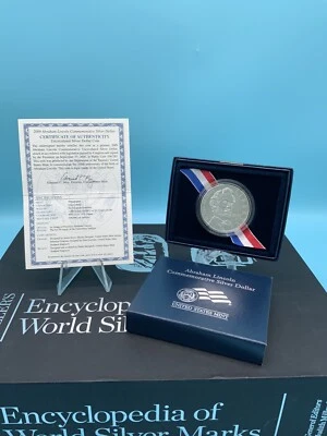 2002 Abraham Lincoln Commemorative Silver Dollar - Image 1 of 4