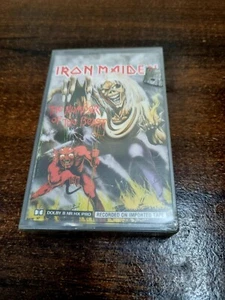 Iron Maiden The Number Of The Beast INDIA CASSETTE SEALED TAPE PROMO RARE - Picture 1 of 3