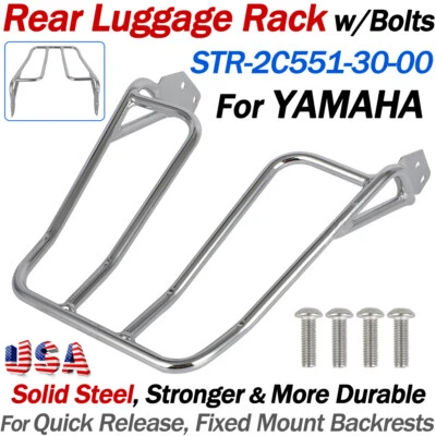 Rear Luggage Rack For Yamaha V Star 1300 XVS1300 Stratoliner XV1900CTF Roadliner - Image 1 of 4