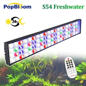PopBloom 60W Süßwasser LED Aquarium Beleuchtung Vollspektrum 24" Pflanze Aquarium - Bild 1 von 10