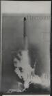 1960 Press Photo Thor-Able-Stan rocket leaving launching pad, Cape Canaveral