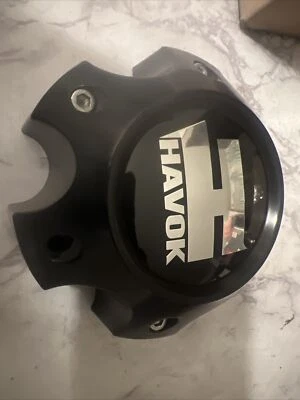 Tapa central de rueda Havok negro brillante CBH06-C1P Foto 1 de 4