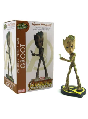 Neca Groot Head Knocker Resina Estatua Vengadores Infinity War Bobblehead Marvel Nuevo Foto 1 de 4