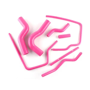 Per 96-00 Subaru Impreza WRX STI GC8 GF8 EJ20 Tubo radiatore silicone rosa - Foto 1 di 10