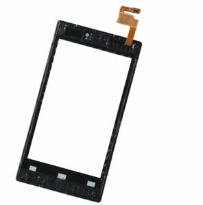 Black Digitizer LCD Touch Screen Lens Glass Frame For Nokia Lumia 520 