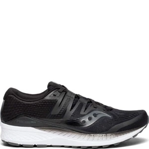 Saucony Scarpe Uomo Ride ISO, Nero/Noir/Viola, 11.5 US Uomo/UK 10.5 Uomo - Foto 1 di 6