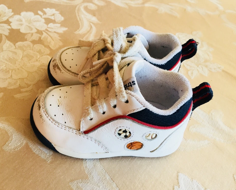 ZAPATOS BABY BOY PERFECTOS PRIMEROS TALLA 4W CUERO REAL PASEO ¡BUEN ESTADO! Foto 1 de 4