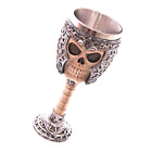 Dragon Skull Goblet Metal Resin Stainless Ghoulish Potion Wine Glass Halloween 
