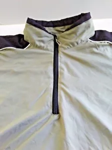 Suéter PROQUIP Golf Seda Touch para hombre talla L verde negro 1/4 cremallera manga corta - Imagen 1 de 11