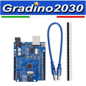 Clone Arduino UNO R3 ATmega328P CH340 con Cavo USB per PC Compatibile IDE - Foto 1 di 1