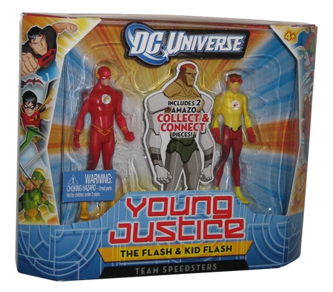 DC Universe Young Justice The Flash & Kid Flash Team Speedsters (2011) Mattel Fi Cover