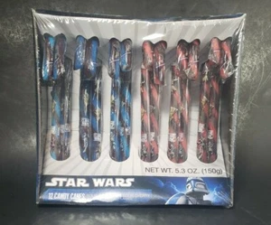 Bastón de caramelo Star Wars 12 piezas en caja 2011 Lucasfilm frambuesa agria y cereza agria - Imagen 1 de 12