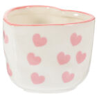  Pink Ceramics Love Candle Cup Banquet Holder Centerpiece Creative