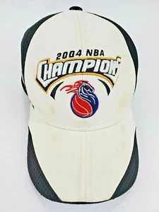 2004 Reebok Detroit Pistons Mütze NBA Champions verstellbarer Riemen Vintage - Bild 1 von 9