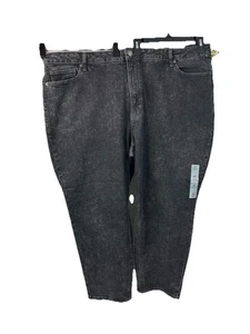 Old Navy High-Rise O.G. Straight Ankle Jeans Black Wash Size 26 NWT - Picture 1 of 10