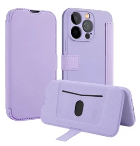 Funda Silicona Suave con Tapa para Iphone 16 Pro Max (6.9) color Morada - Imagen 1 de 2