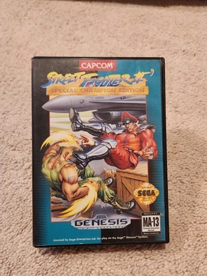 Street Fighter II': Special Champion Edition Game and Box (Sega Genesis, 1993) - Image 1 of 4