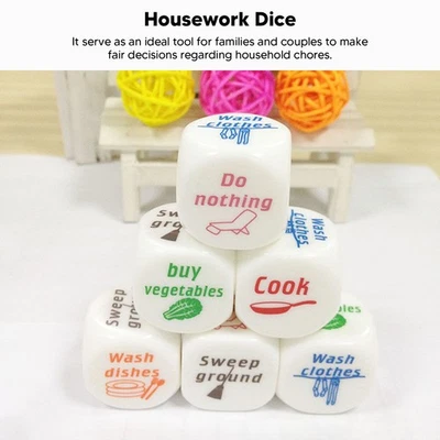 12 новых игрушечных игральных костей для домашней работы ролевые игры распределение игральных костей - Изображение 1 из 4