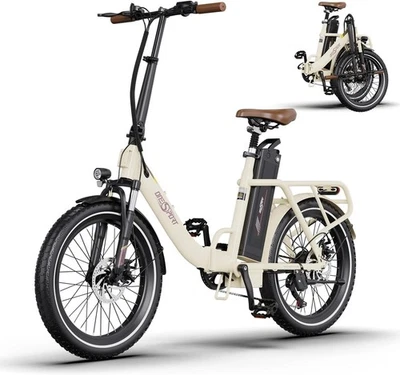 ONESPORT OT16-2 Elektrofahrrad 20 Zoll Trekking ebike 48V/17Ah Klappbar 7 Gänge - Bild 1 von 4