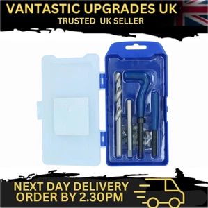 M8 X 1.25 THREAD REPAIR KIT 30 PIECE HELICOIL 8MM DAMAGED THREADS DRILL BIT KIT - Picture 1 of 4