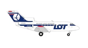 Herpa Wings 1:200 Yakovlev Yak-40 LOT Polish Airlines 573139 - Bild 1 von 1