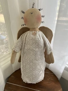 Muñeca primitiva Honey And Me ángel con alas Navidad - Imagen 1 de 5