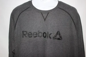 REEBOK HERREN SWEATSHIRT GRAU L/S GR: 3XL 3X XXXL GEBRAUCHT - Bild 1 von 2