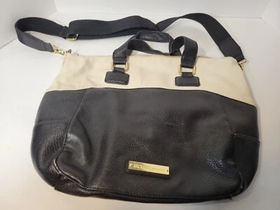   BCB Generation BLACK &WHITE LARGE HANDBAG WITH REMOVABLE CROSSBODY STRAP  - Image 1 of 4