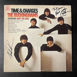 The Buckinghams Time & Charges LP signed X2 Fontana Giammarese Vinyl Autographed - Picture 1 of 4